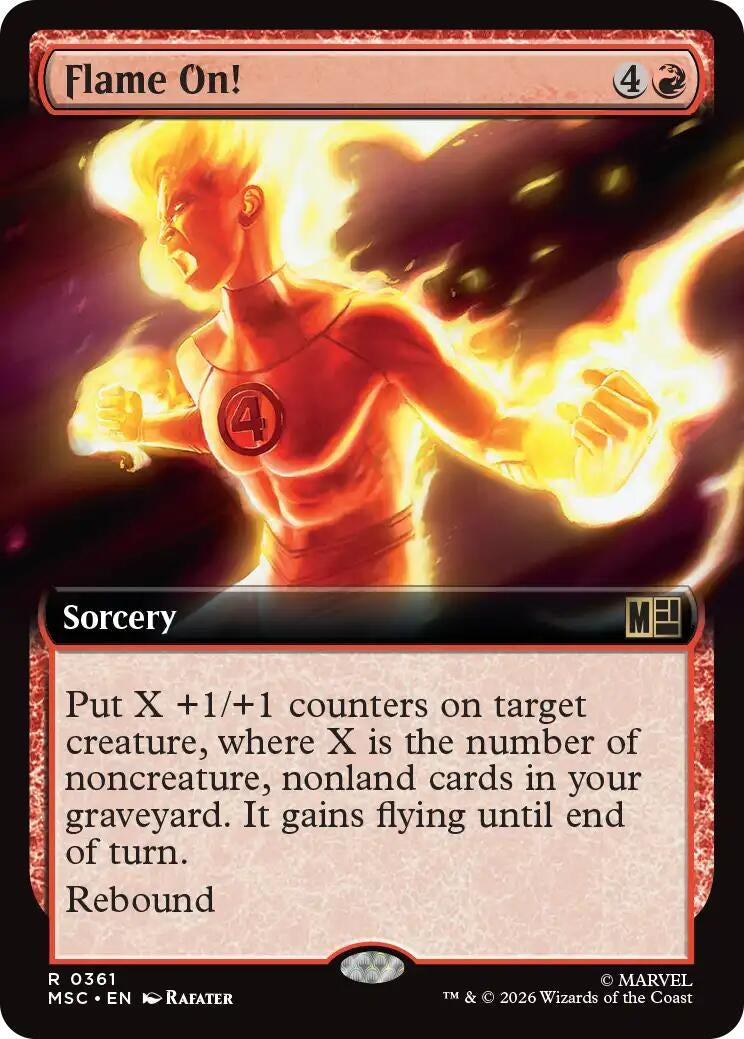 Image for Flame On! (Extended Art) (361) (Commander: Marvel Super Heroes) - Magic: The Gathering