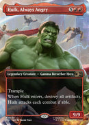 Image for Hulk, Always Angry (Borderless) (502) (Commander: Marvel Super Heroes) - Magic: The Gathering