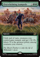 Image for Overwhelming Stampede (Extended Art) (385) (Commander: Marvel Super Heroes) - Magic: The Gathering