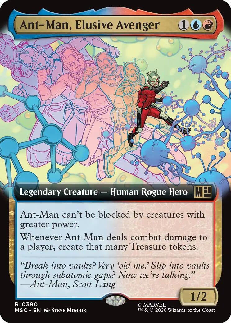 Image for Ant-Man, Elusive Avenger (Extended Art) (390) (Commander: Marvel Super Heroes) - Magic: The Gathering