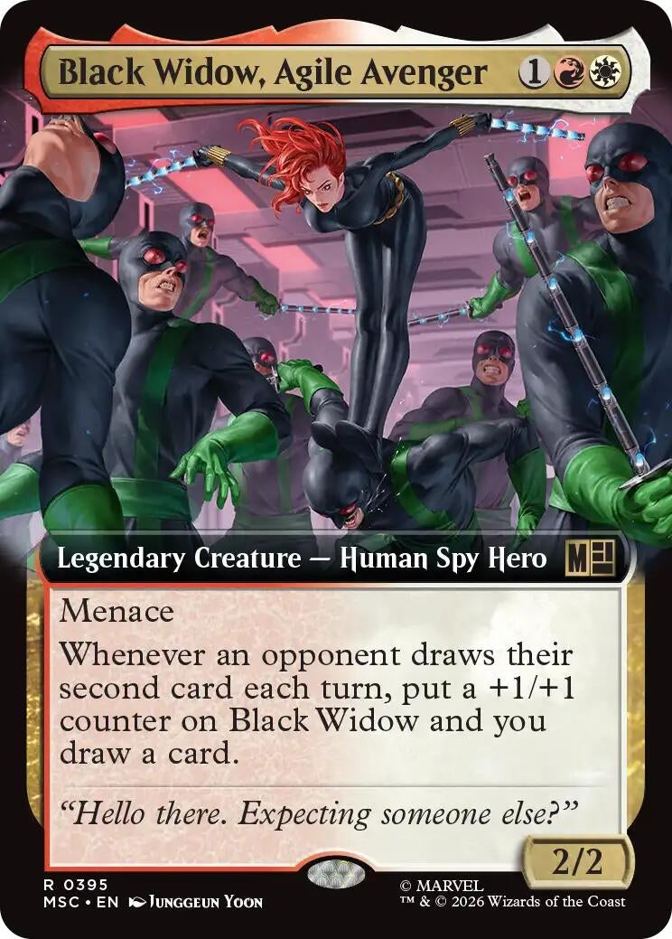 Black Widow, Agile Avenger (Extended Art) (395) (Marvel Super Heroes)
