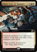 Image for Taunt from the Rampart (Extended Art) (420) (Commander: Marvel Super Heroes) - Magic: The Gathering