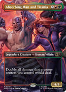 Image for Absorbing Man and Titania (Borderless) (510) (Commander: Marvel Super Heroes) - Magic: The Gathering