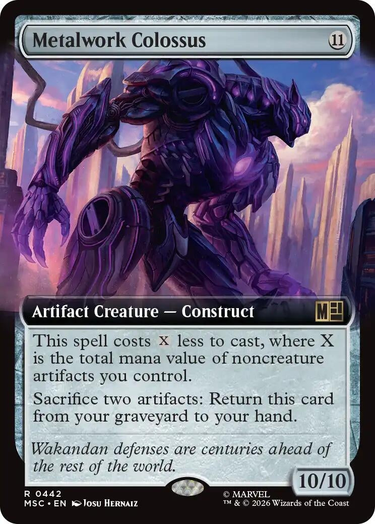 Metalwork Colossus (Extended Art) (442) (Marvel Super Heroes)