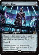 Image for Panther Habit (Extended Art) (446) (Commander: Marvel Super Heroes) - Magic: The Gathering