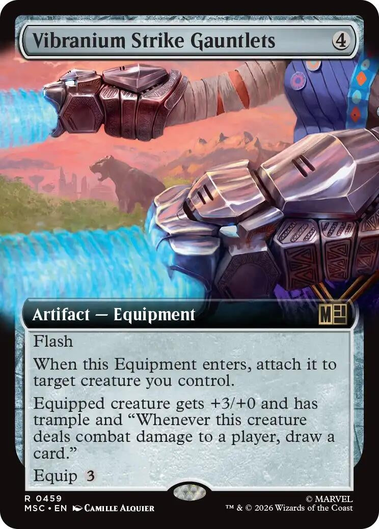 Image for Vibranium Strike Gauntlets (Extended Art) (459) (Commander: Marvel Super Heroes) - Magic: The Gathering