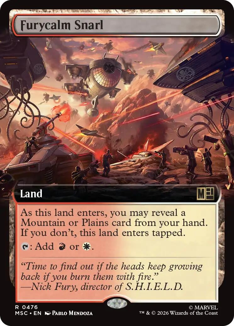 Image for Furycalm Snarl (Extended Art) (476) (Commander: Marvel Super Heroes) - Magic: The Gathering