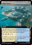 Image for Port Town (Extended Art) (484) (Commander: Marvel Super Heroes) - Magic: The Gathering