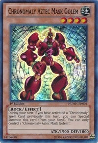 Chronomaly Aztec Mask Golem (NUMH-EN001) [NUMH]