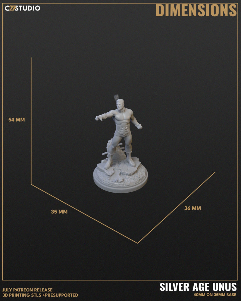 Silver Age Unus - Marvel MCP-Compatible Resin Miniature