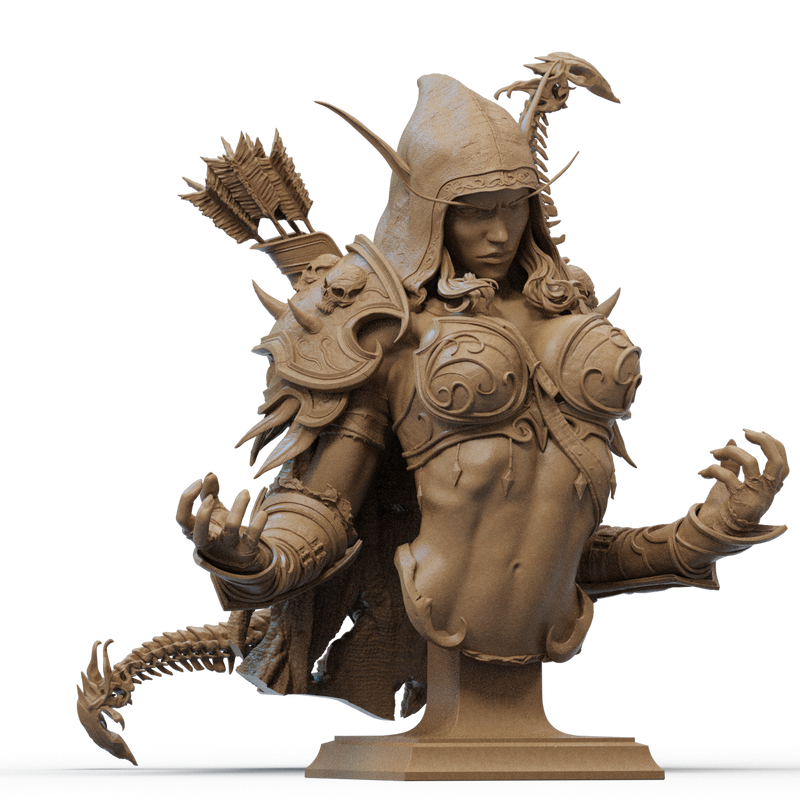 Sylvanas Resin Bust - view 5