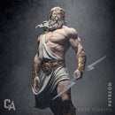 Zeus Resin Statue - view 2