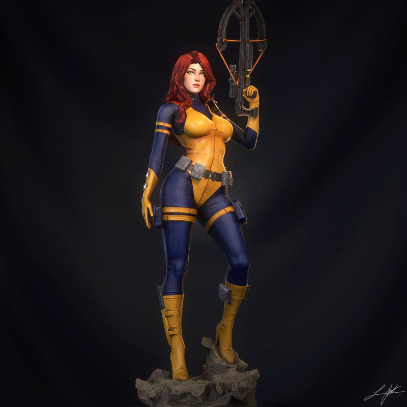 Scarlett Resin Statue - view 2