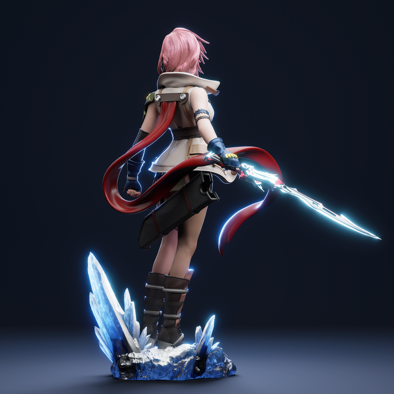 Lightning Resin Statue - view 8