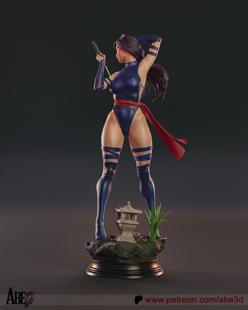 Psylocke V2 Resin Statue - view 3