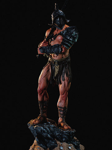 Gladiator Resin Statue - view 1