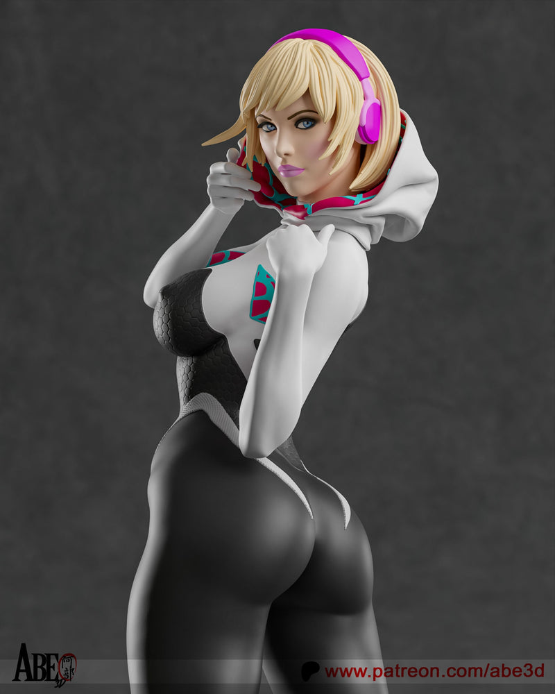 Spider-Gwen Resin Statue - view 1
