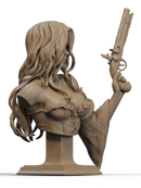 Pirate Resin Bust - view 3