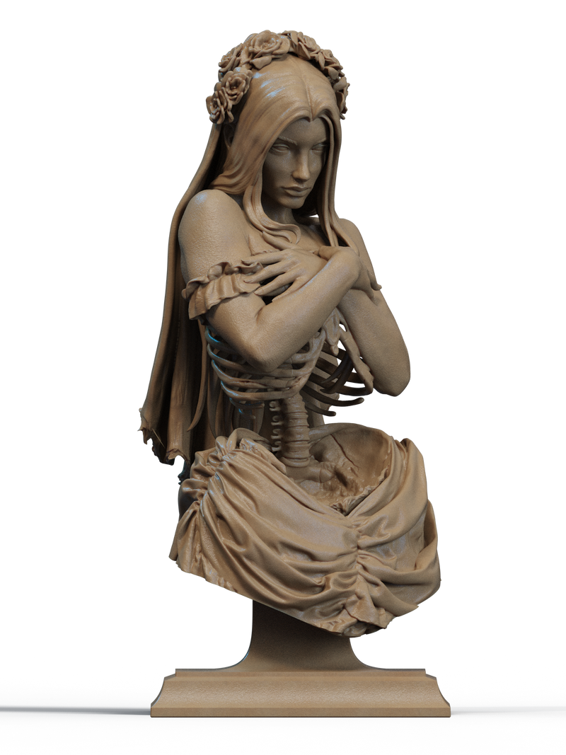 Undead Bride Resin Bust - view 1
