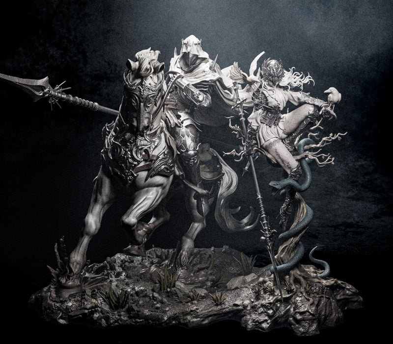 Lenora and Dareios Resin Diorama - view 3