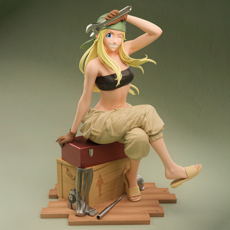 Winry Rockbell Resin Statue - view 1