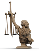 Justice Resin Bust - view 3