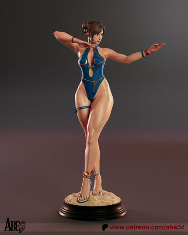Chun-Li SF6 CST4 Resin Statue - view 1