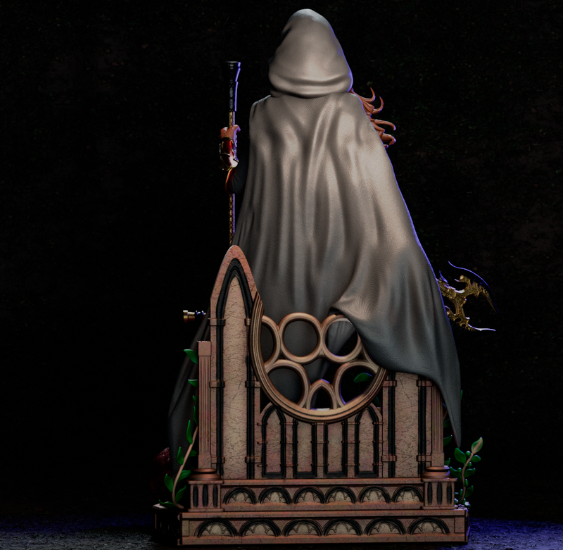 Magdalena Resin Statue - view 5