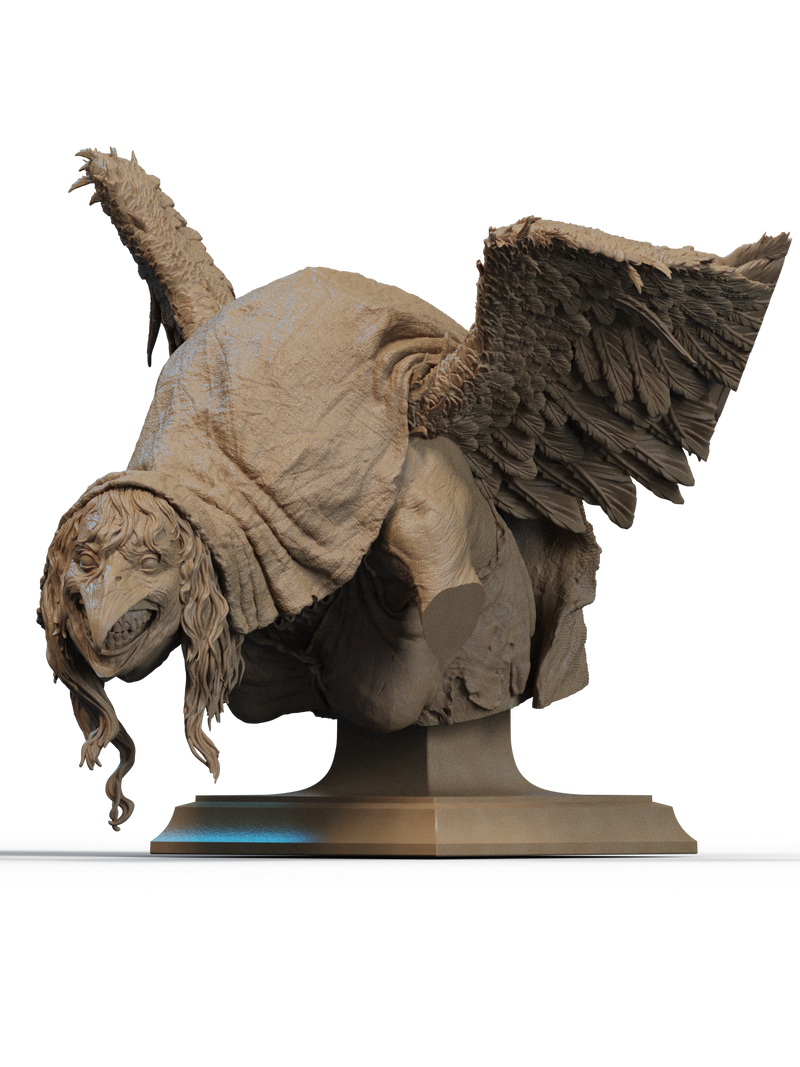 Matinta Pereira Resin Bust - view 2