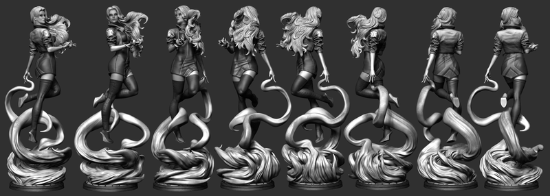 Polaris Hellfire Gala Resin Statue - view 3