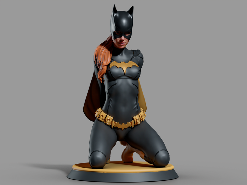 BatGirl Resin Statue - view 3