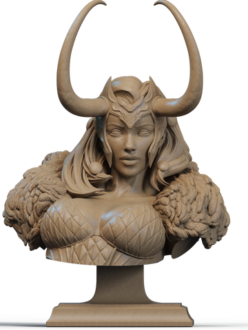 Lady Loki Resin Bust - view 1