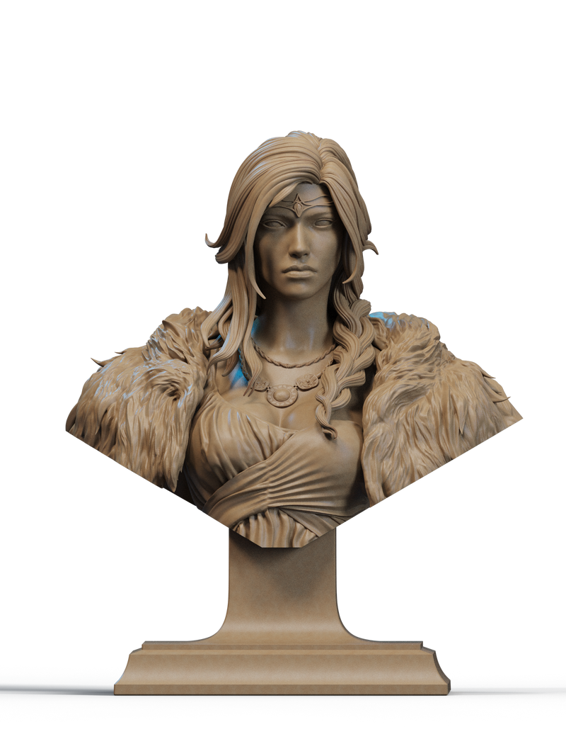 Freyja Resin Bust - view 1