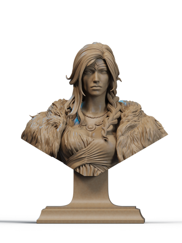 Freyja Resin Bust - view 1
