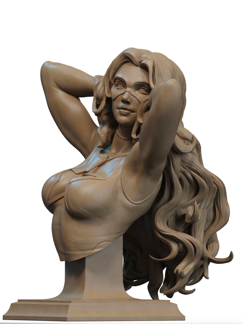 Blonde Blazer Resin Bust - view 3