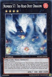 Number 57 Tri Head Dust Dragon (NUMH-EN030) [NUMH]