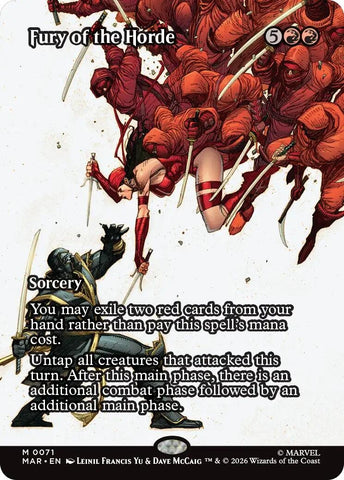 Fury of the Horde (Borderless) (71) (Marvel Universe Eternal-Legal)