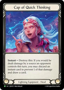 Image for Cap of Quick Thinking - JDG072 (JDG072) (Flesh and Blood: Promo Cards) (PR) - Flesh and Blood TCG