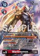 Image for WarGreymon (Alternate Art) (EX12-017 SR) (Digital World Shambala) (EX-12) - Digimon Card Game