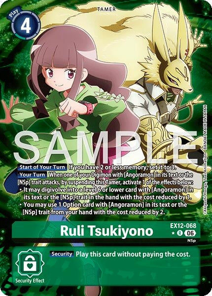 Image for Ruli Tsukiyono (Alternate Art) (EX12-068 R) (Digital World Shambala) (EX-12) - Digimon Card Game