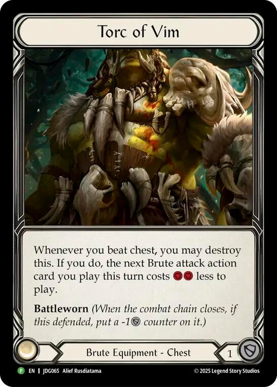 Image for Torc of Vim - JDG065 (JDG065) (Flesh and Blood: Promo Cards) (PR) - Flesh and Blood TCG