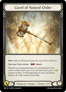 Image for Gavel of Natural Order - JDG084 (JDG084) (Flesh and Blood: Promo Cards) (PR) - Flesh and Blood TCG