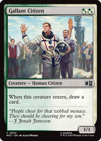 Image for Gallant Citizen (820) (Commander: Marvel Super Heroes) - Magic: The Gathering
