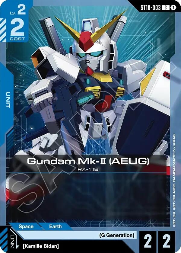 Image for Gundam Mk-II (AEUG) (ST10-003) (Starter Deck 10: Generation Pulse) - Gundam Card Game