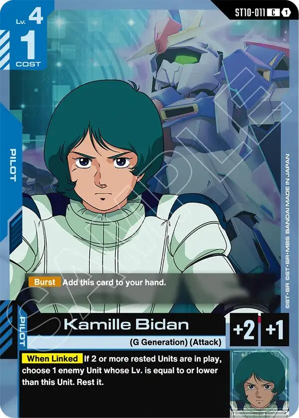 Image for Kamille Bidan (ST10-011) (Starter Deck 10: Generation Pulse) - Gundam Card Game