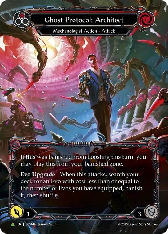 Image for Ghost Protocol: Architect - LGS444 (LGS444) (Flesh and Blood: Promo Cards) (PR) - Flesh and Blood TCG