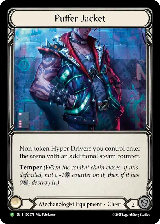 Image for Puffer Jacket - JDG073 (JDG073) (Flesh and Blood: Promo Cards) (PR) - Flesh and Blood TCG