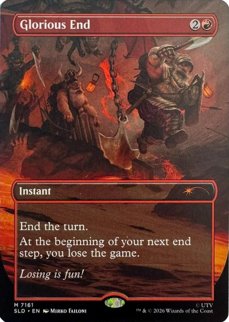 Image for Glorious End (7161) (Secret Lair Drop Series) (SLD) - Magic: The Gathering
