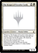 Image for The Keeper of Favorite Cards (5/12/2025) (Un-Known Event Playtest Cards) (UNK) - Magic: The Gathering