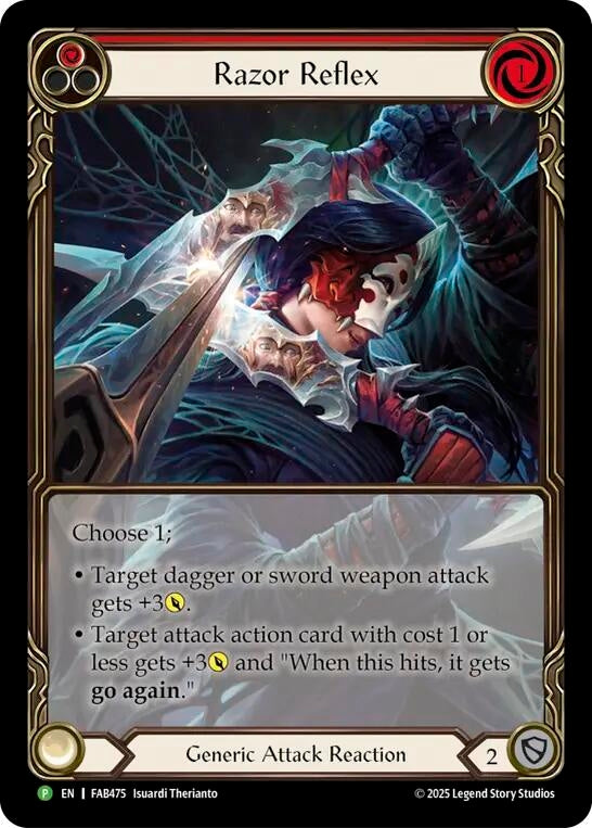 Image for Razor Reflex (Red) - FAB475 (FAB475) (Flesh and Blood: Promo Cards) (PR) - Flesh and Blood TCG